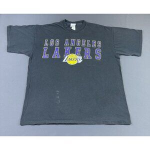 Rare Vintage 90s Los Angeles Lakers NBA Magic Johnson Tees XL Single Stitch Tee